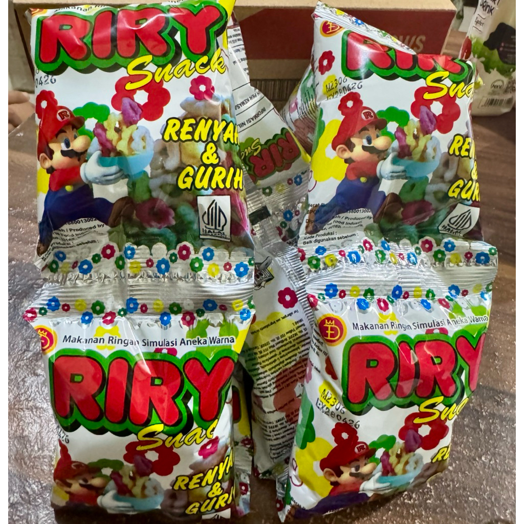 

RIRY Snack renteng (10g x 10pcs) ECER per renteng