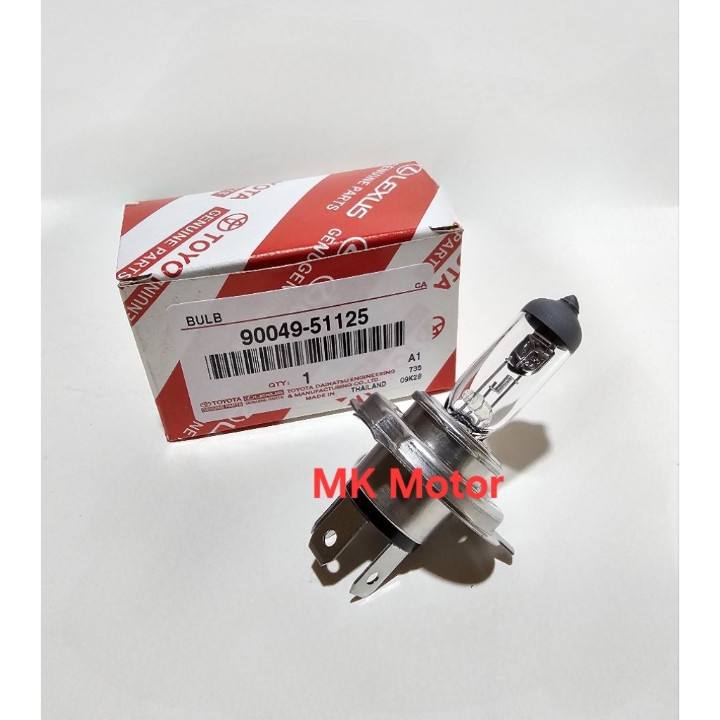 BOHLAM LAMPU BESAR BOHLAM HEADLAMP DEPAN AVANZA XENIA 2004-2015 90049-51125 ORIGINAL