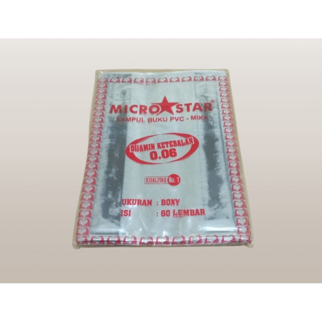 

Sampul Buku Mika Plastik Ukuran Boxy ( 10 Buah)