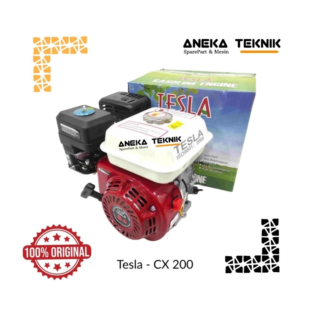 Aneka Teknik - Tesla CX200 Mesin Bensin Penggerak Serbaguna Asli & Berkualitas
