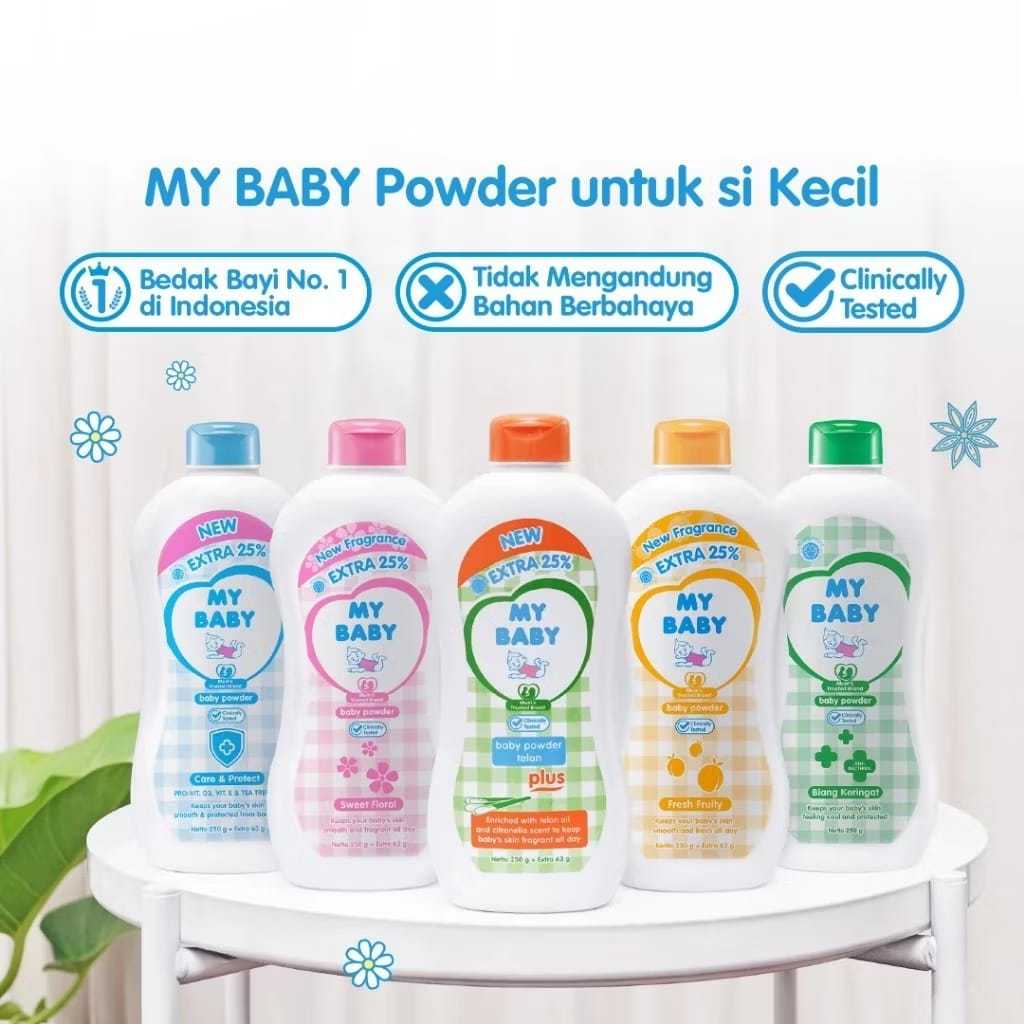 My Baby Powder Series-Bedak Bayi My Baby 50gr