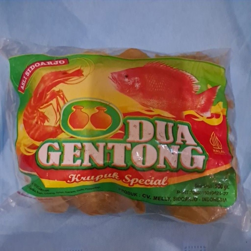 

krupuk cap dua gentong asli sidoarjo