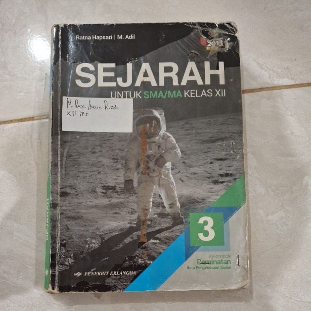 Buku Sejarah Peminatan Kelas 12 Erlangga Kurikulum 2013
