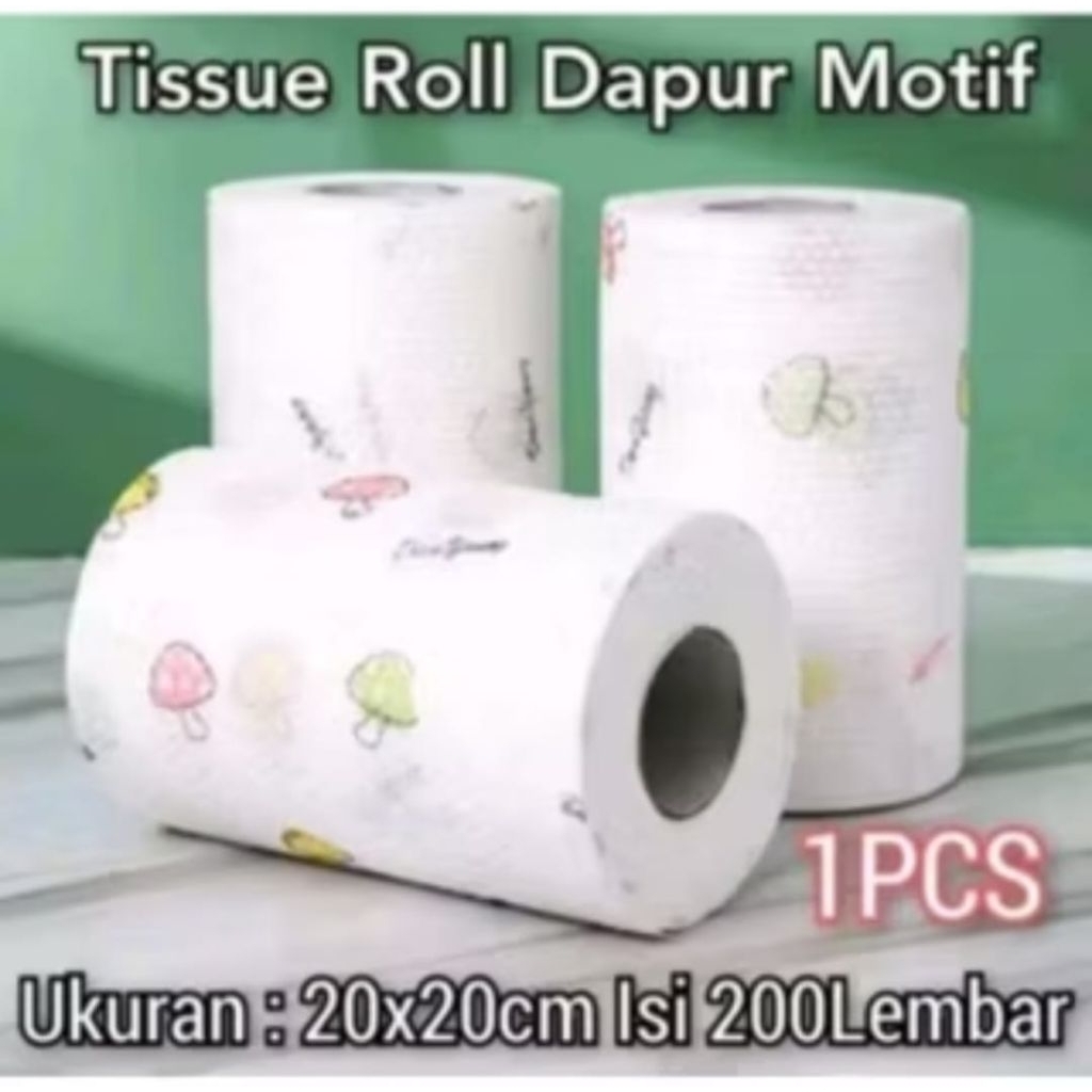 Tisu Roll Motif Dapur Penyerap Minyak Multifungsi Bisa Di Cuci Serbaguna Tisu Minyak Tisu Gorengan