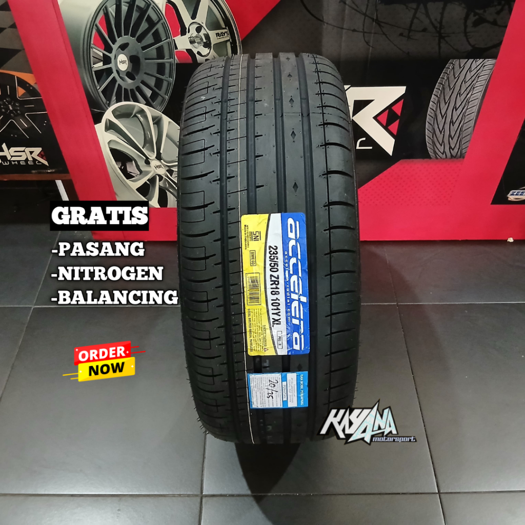 BAN ACCELERA PHI R 235/50 R18 BAN MOBIL STANDART ALPHARD R18 235/50 TUBELES 235 50 R18