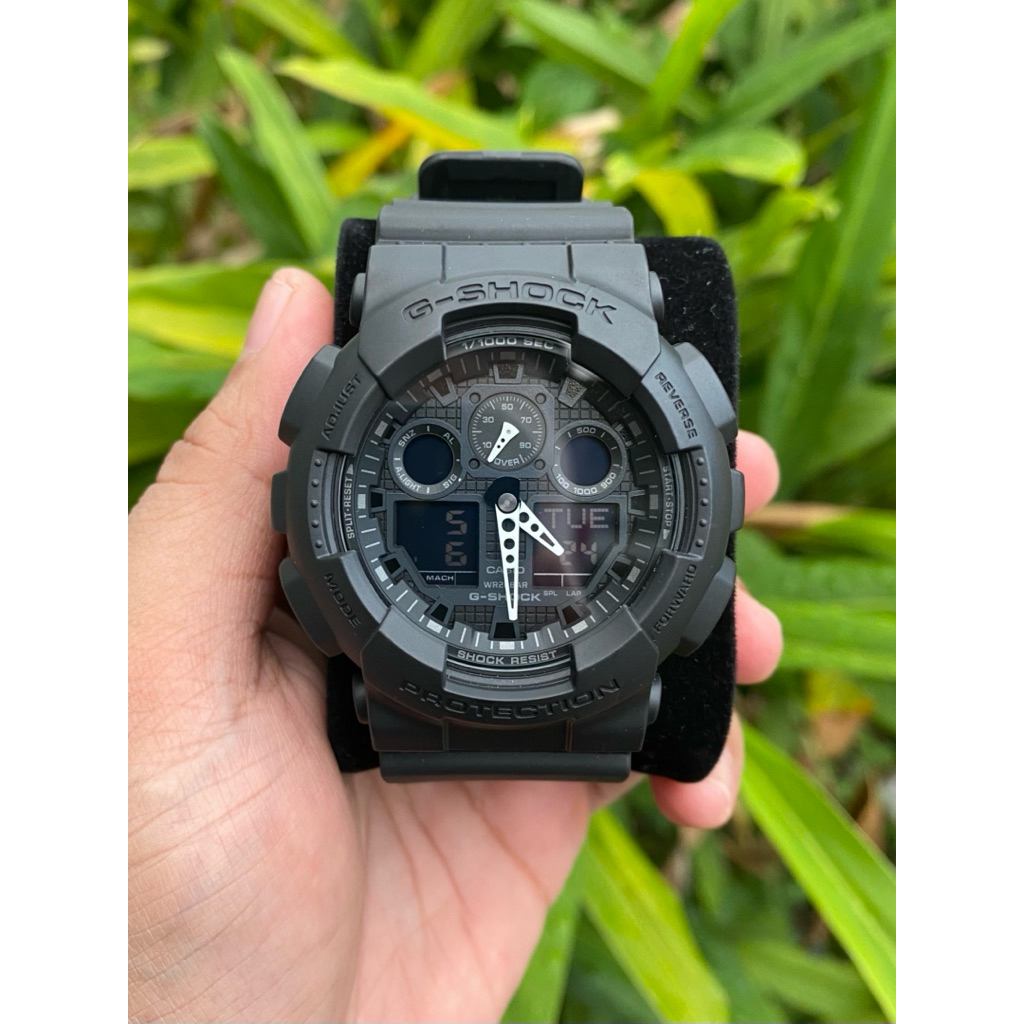 Jam Tangan Pria G-Shock GA-100-1A1DR Original Second Like New