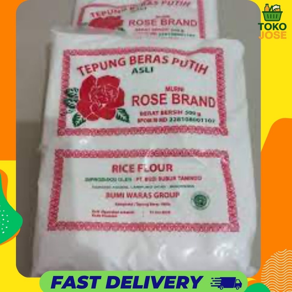 

Tepung Beras Putih Rose Brand 500gr (1 Pcs)