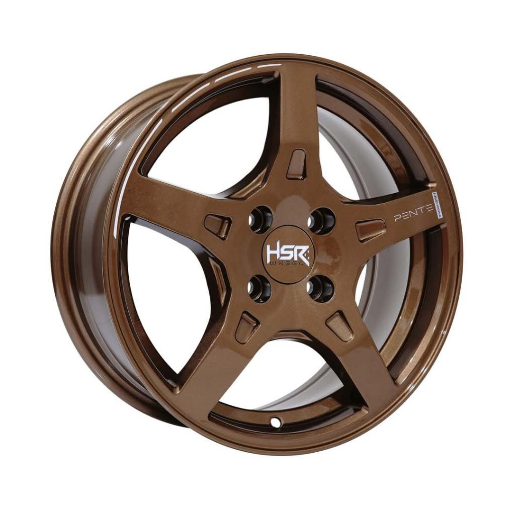 VELG RACING MOBIL HONDA BRIO RING 15 PCD 4X100 HSR PENTE WARNA BRONZE