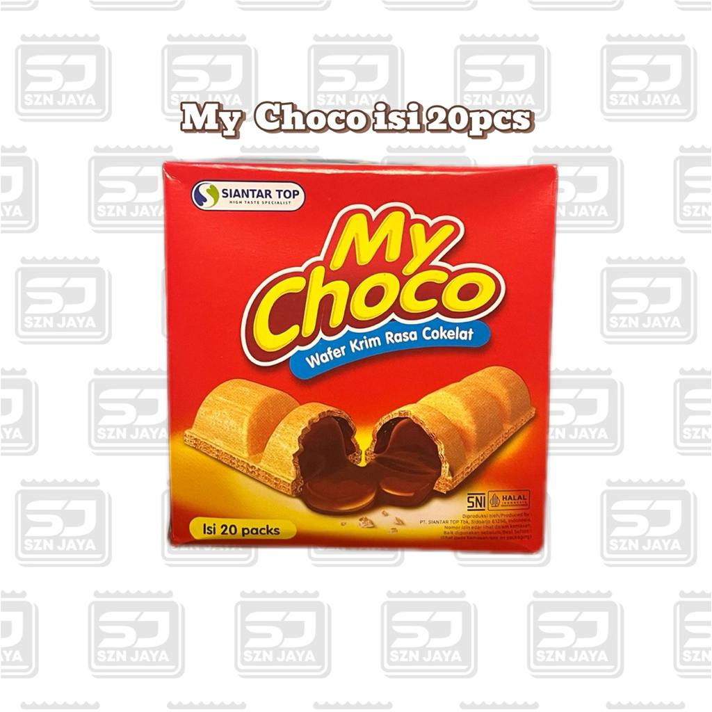 

My choco wafer Cream Coklat 1Box isi 24pcs