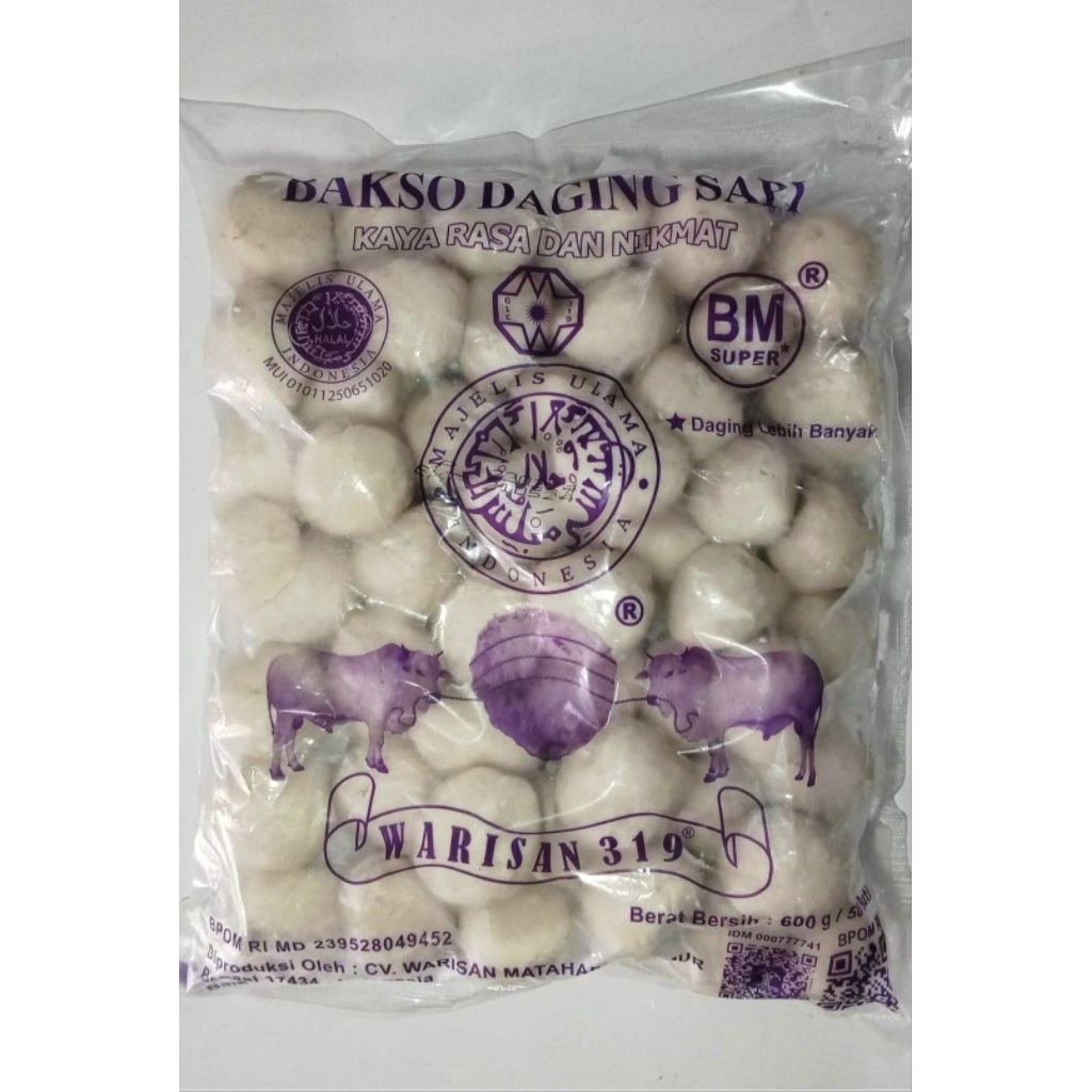 

Bakso Bmsk isi 50 warisan
