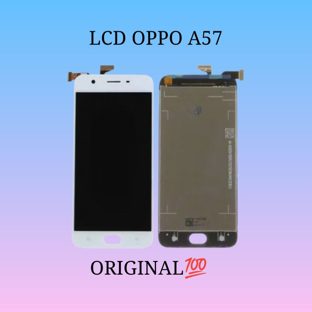 ORIGINAL LCD OPPO A57 WHITE