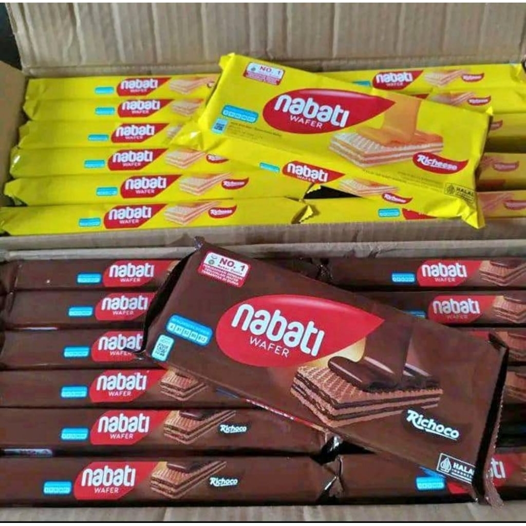 

{READY} 1 DUS WAFER NABATI 110g ISI 24 / WAFER NABATI 5000, SNACK, CAMILAN, JAJAN ASUL-ASUL