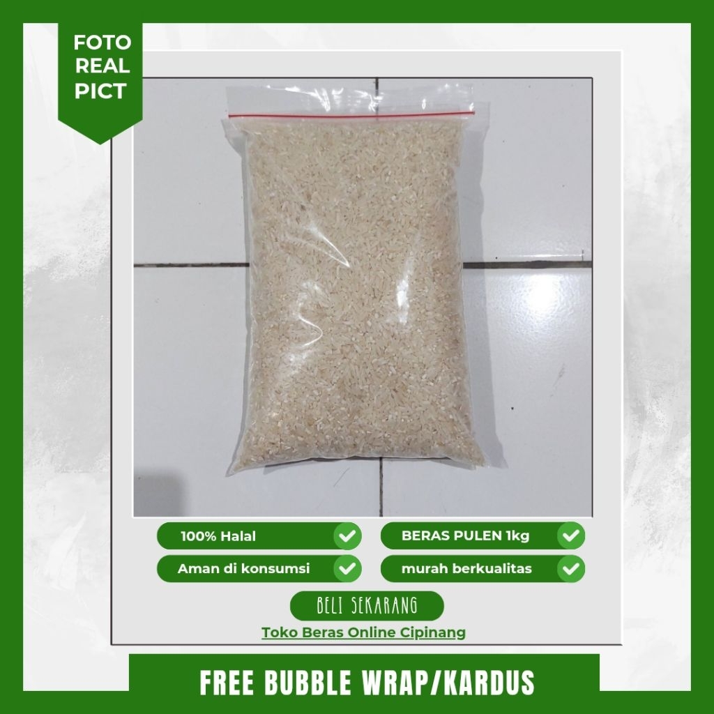

Beras PULEN 1kg polos