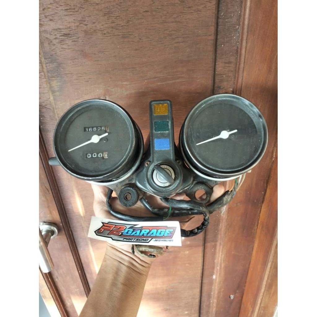 Spedometer Spedo spido gl100 / gl125 platina bulat 79/80 original copotan fungsi normal