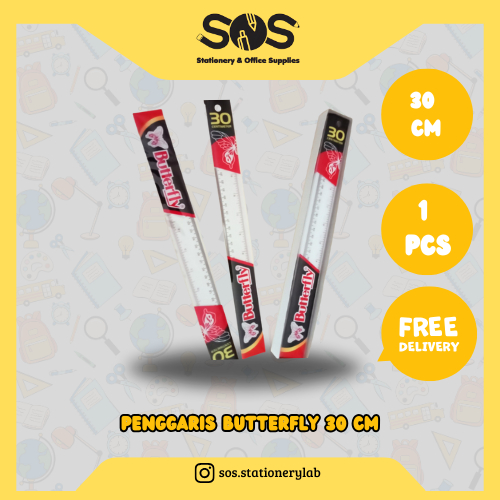 

PENGGARIS BUTTERFLY 30CM