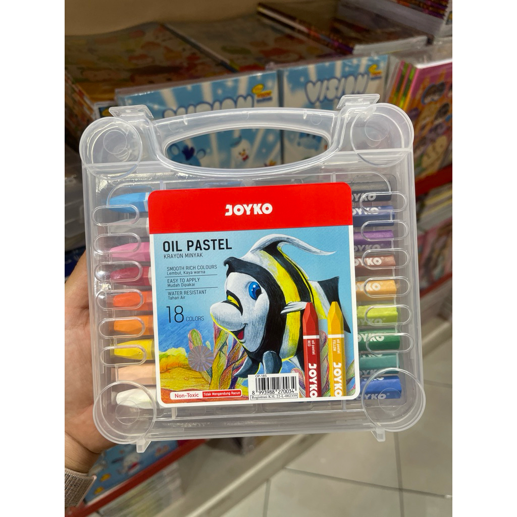 

KRAYON JOYKO 18 WARNA / KRAYON MEWARNAI / OIL PASTEL