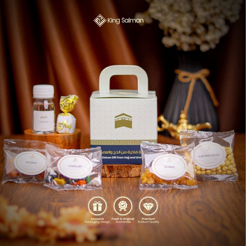 

King Salman - Oleh-Oleh Haji & Umroh SHAFA Navy - Gable Box