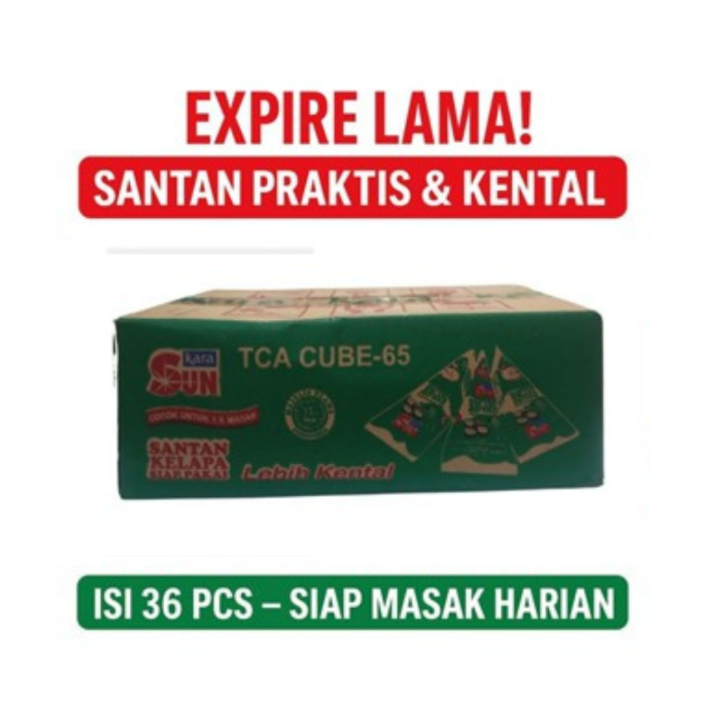 

SUN KARA Santan kelapa Siap Pakai 1 dus 65 ml