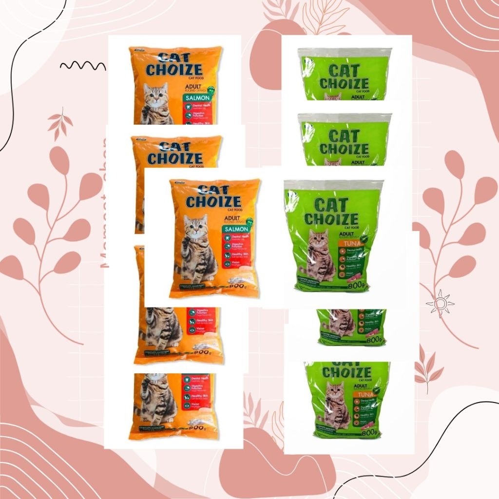 cat choize adult tuna dan salmon 800gr (Paket 5 pcs)