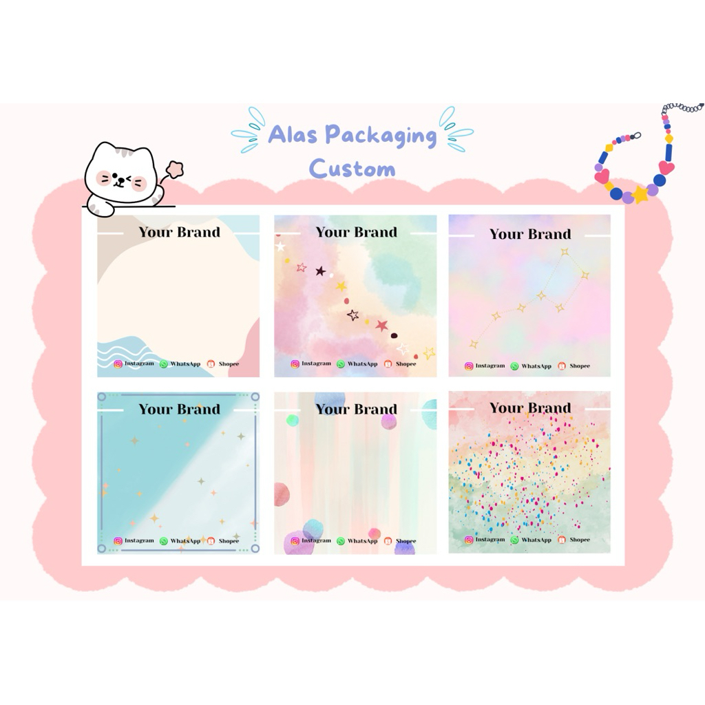 

Alas Packaging Custom Estetik Free Plastik OPP | Alas Packing