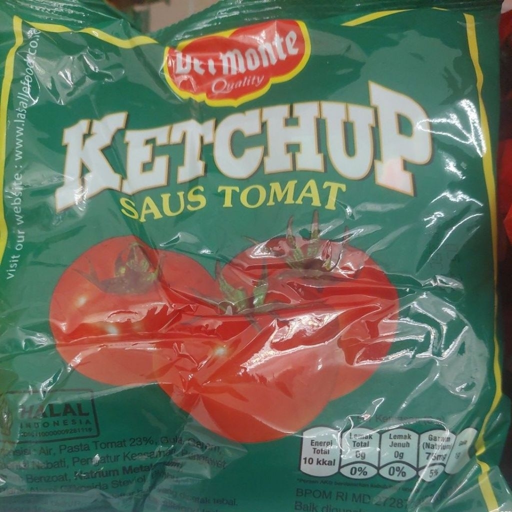 

Del Monte saus tomat 8gr x 24 sachet