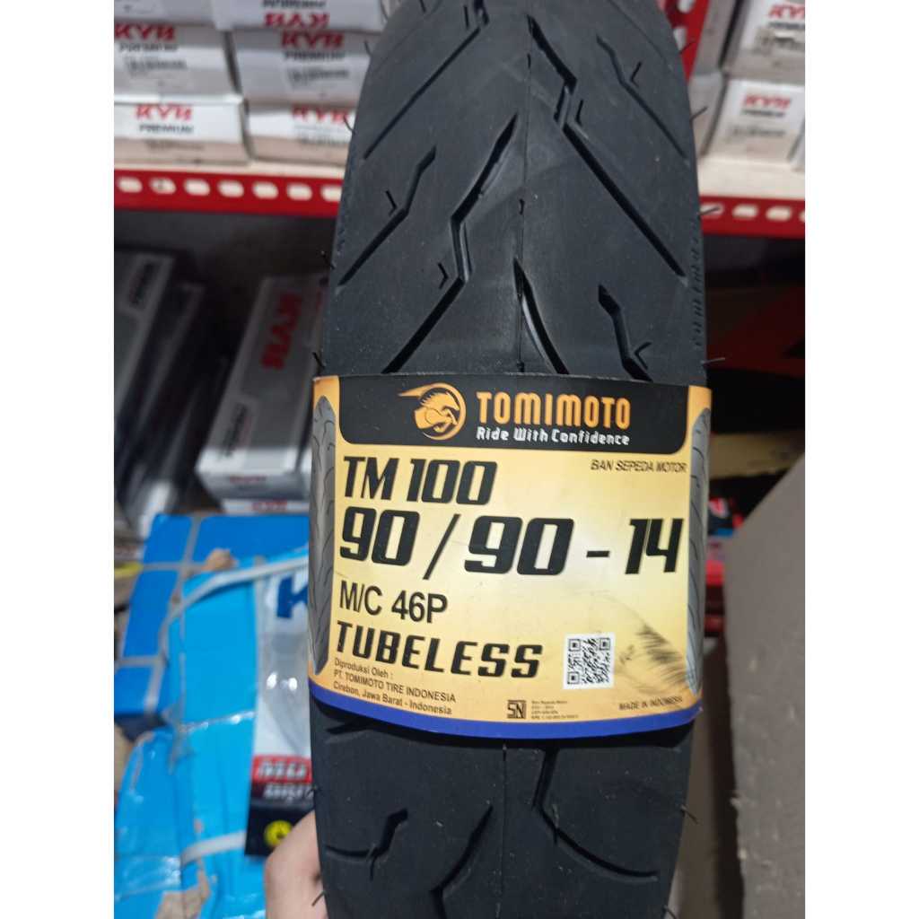 Ban Motor Tubeless Tomimoto TM 100 80/90 90/90 90/80 100/80 Ring 14 Ban Luar Motor Matic Beat Vario 