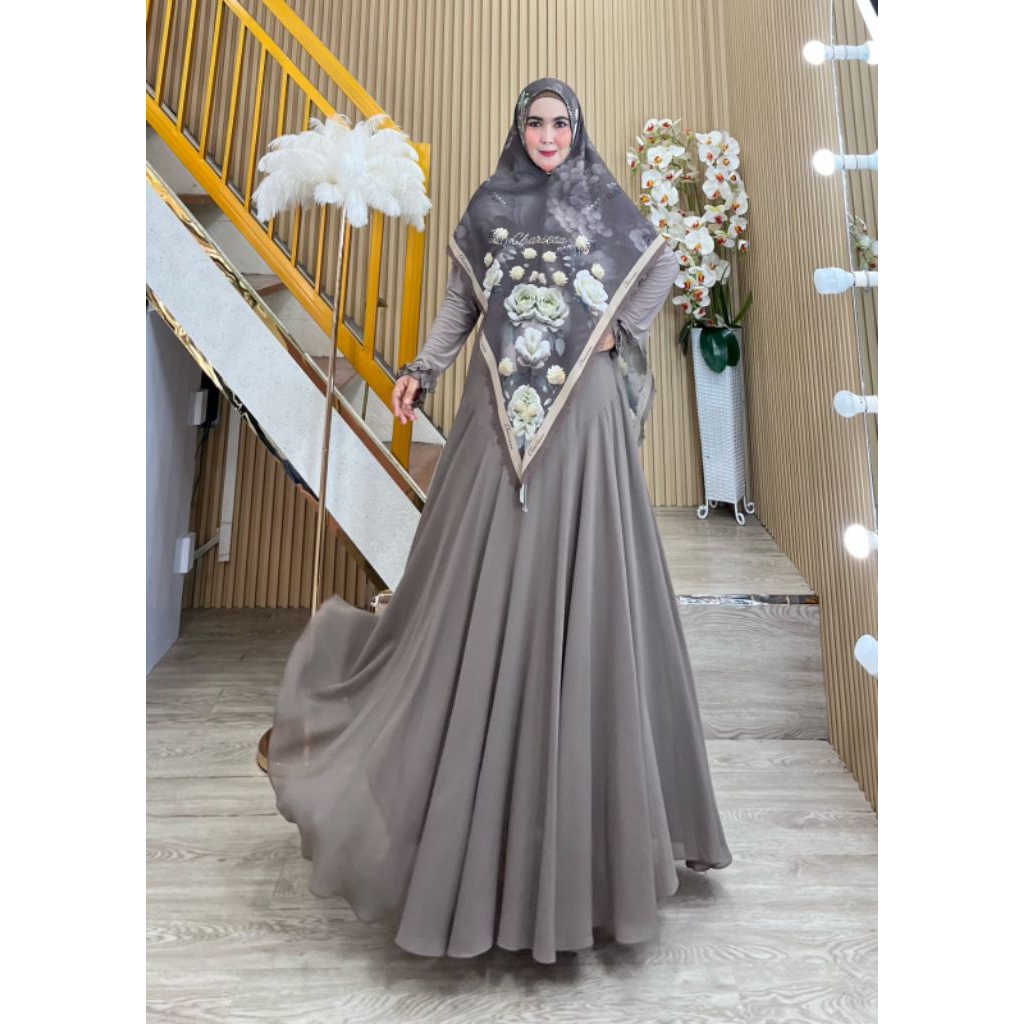 Gamis Syari Mewah Laila Series By Charissa Syari / Gamis Syari Mewah / Gamis Syari Premium