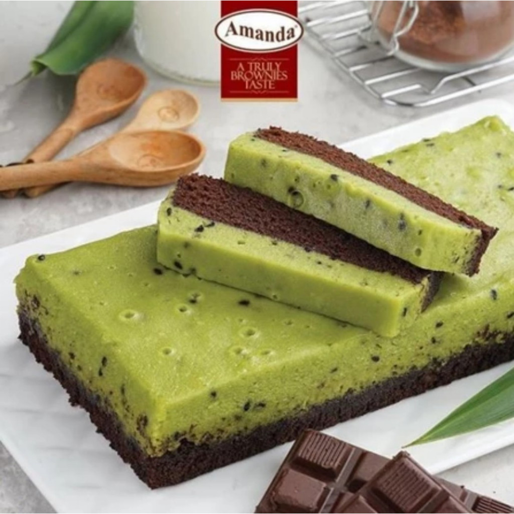

Amanda Brownies Greentea Kukus / Bronis Amanda Grentea