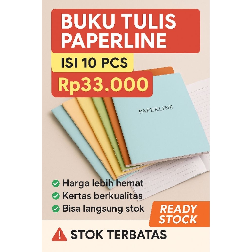 

Buku tulis Paperline isi 40 lembar 1 Pack