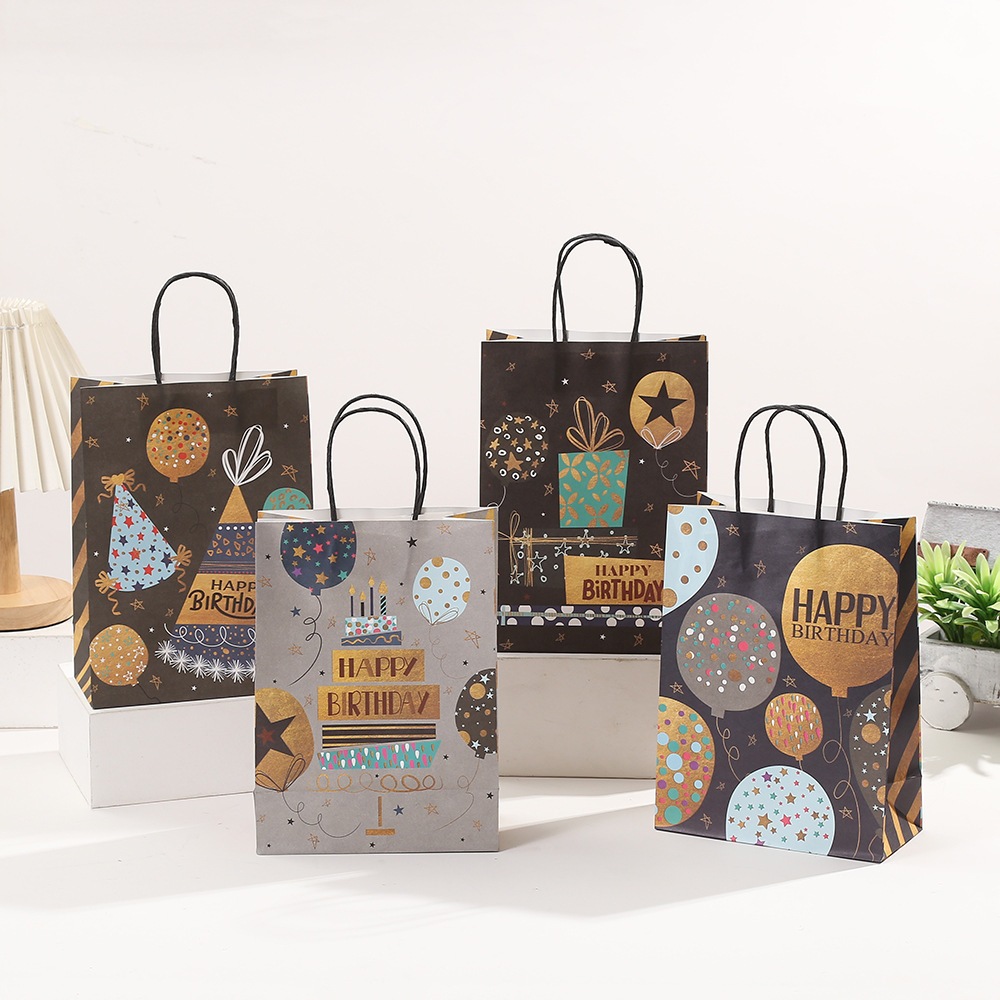 

Paper Bag Birthday / Paper bag Kraft / Tas Kraft Ulang Tahun / Paper Bag Kertas Hadiah Souvenir Ulang Tahun / Tas Goodie Bag Happy Birthday | AK02G6 - AK03G5