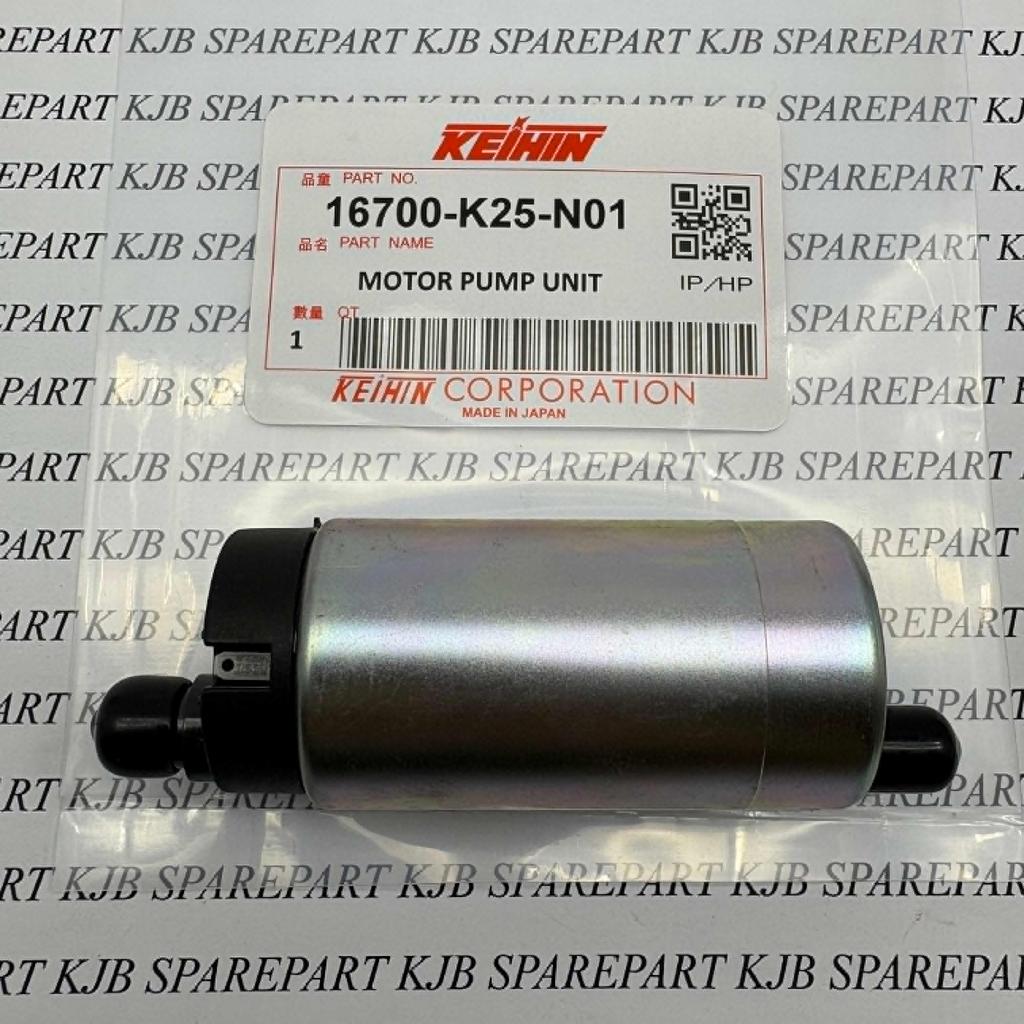 16700-K25-N01 Rotak Dinamo Fuel Pump KeiHin BeAT FI, Scoopy FI, BeAT eSP, Vario 125 OLD 2012-2014 Or