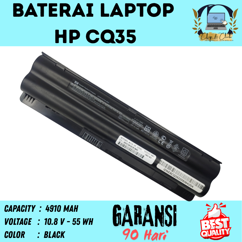 Baterai Laptop Compaq Presario CQ35 BERGARANSI
