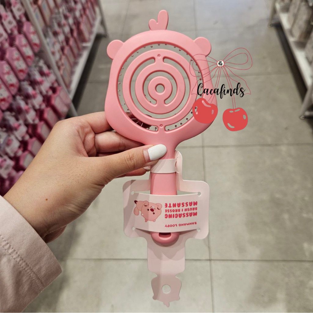 MINISO x Loopy‼️Sisir Rambut / Hair Massaging Brush Loopy Collection