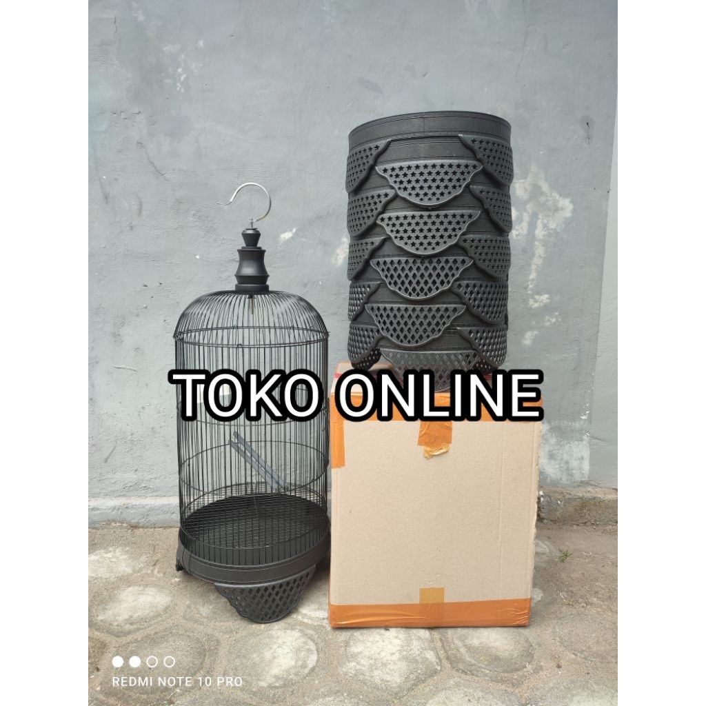1DUS SANGKAR LB HITAM TEBOK WAJIK /  BINTANG grosir sangkar lovebird 1 dus isi 10