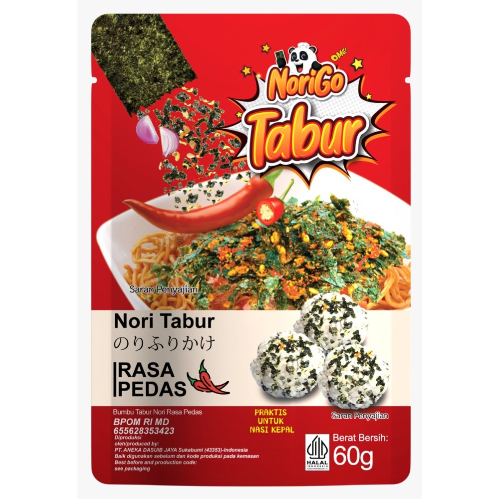 

NoriGo Nori Tabur Pedas 60 gram
