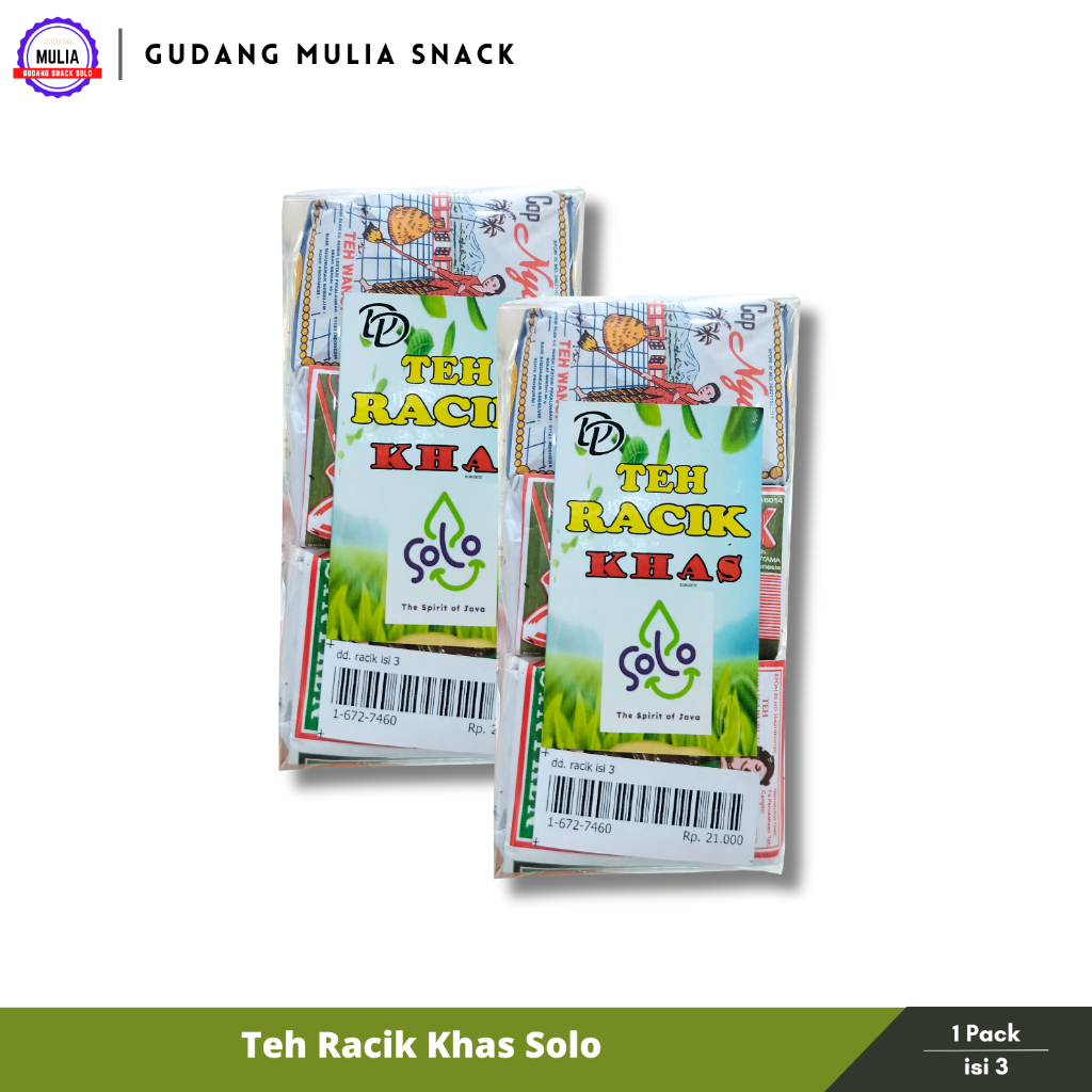 

Teh Racik Khas Solo | Teh Tubruk Racikan Solo | Paket 3 Teh Kombinasi Nyapu Gopek Sintren