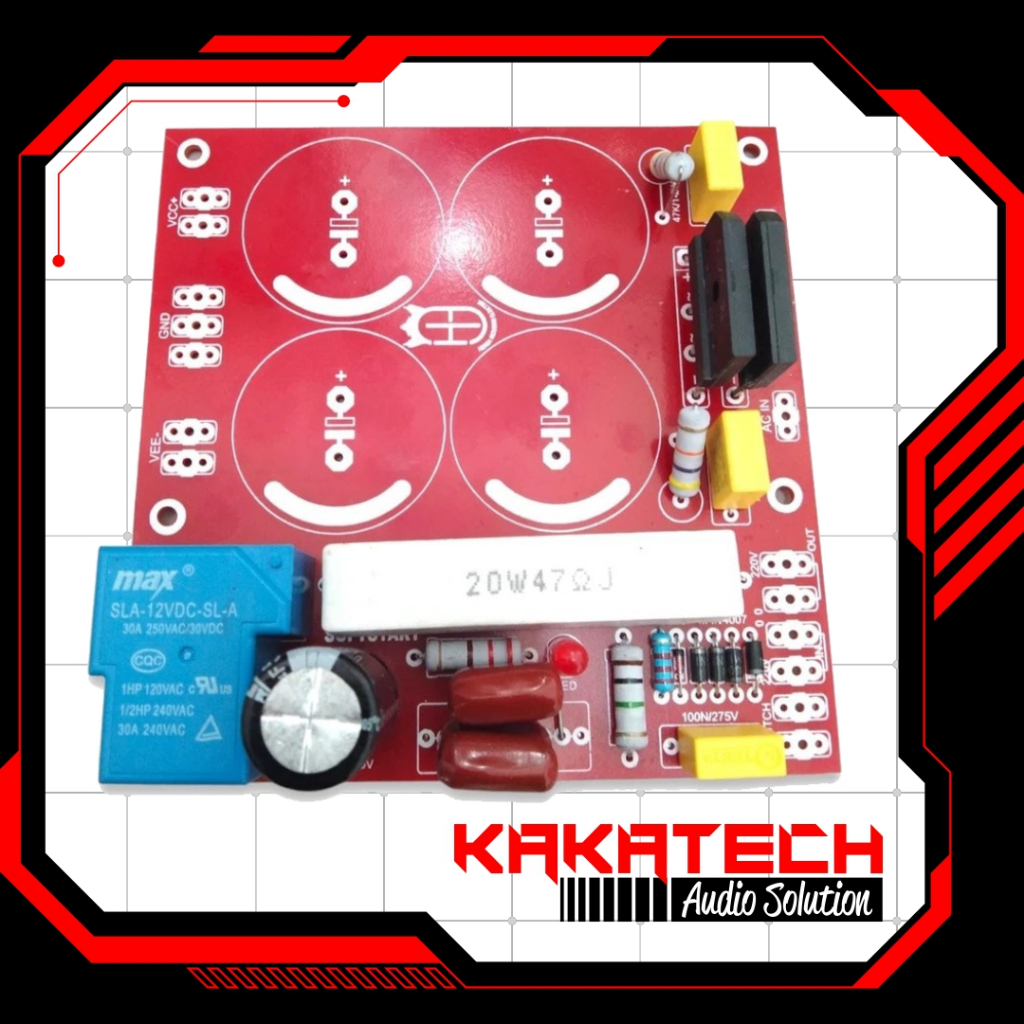 KIT PSU 4 ELCO PLUS SOFTSTART SKUN PCB Kit