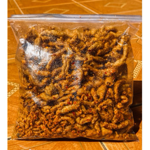 

Forcysn Usus Krispi / Kripik Usus 100-1000 Gram / Usus Crispy Bumbu Pedas Daun Jeruk