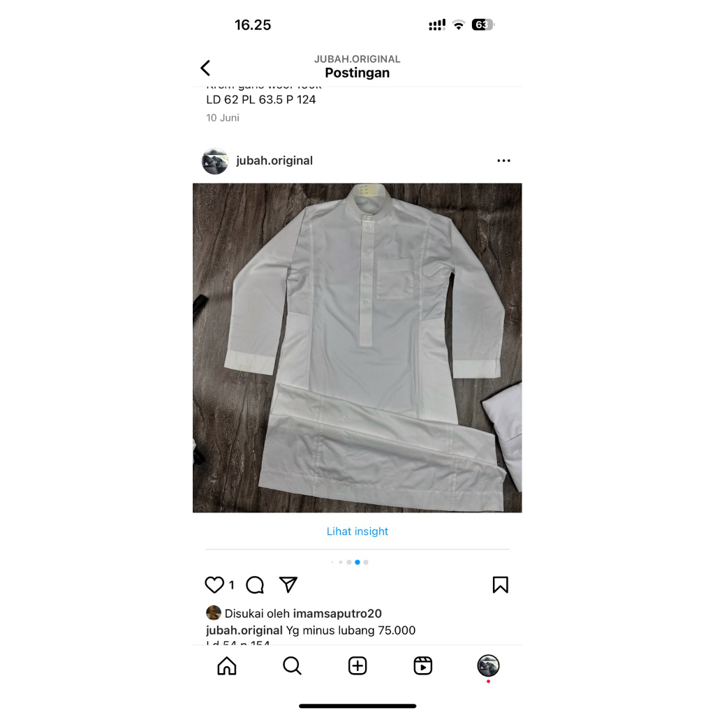 al shiaka jubah preloved saudi by jubah original