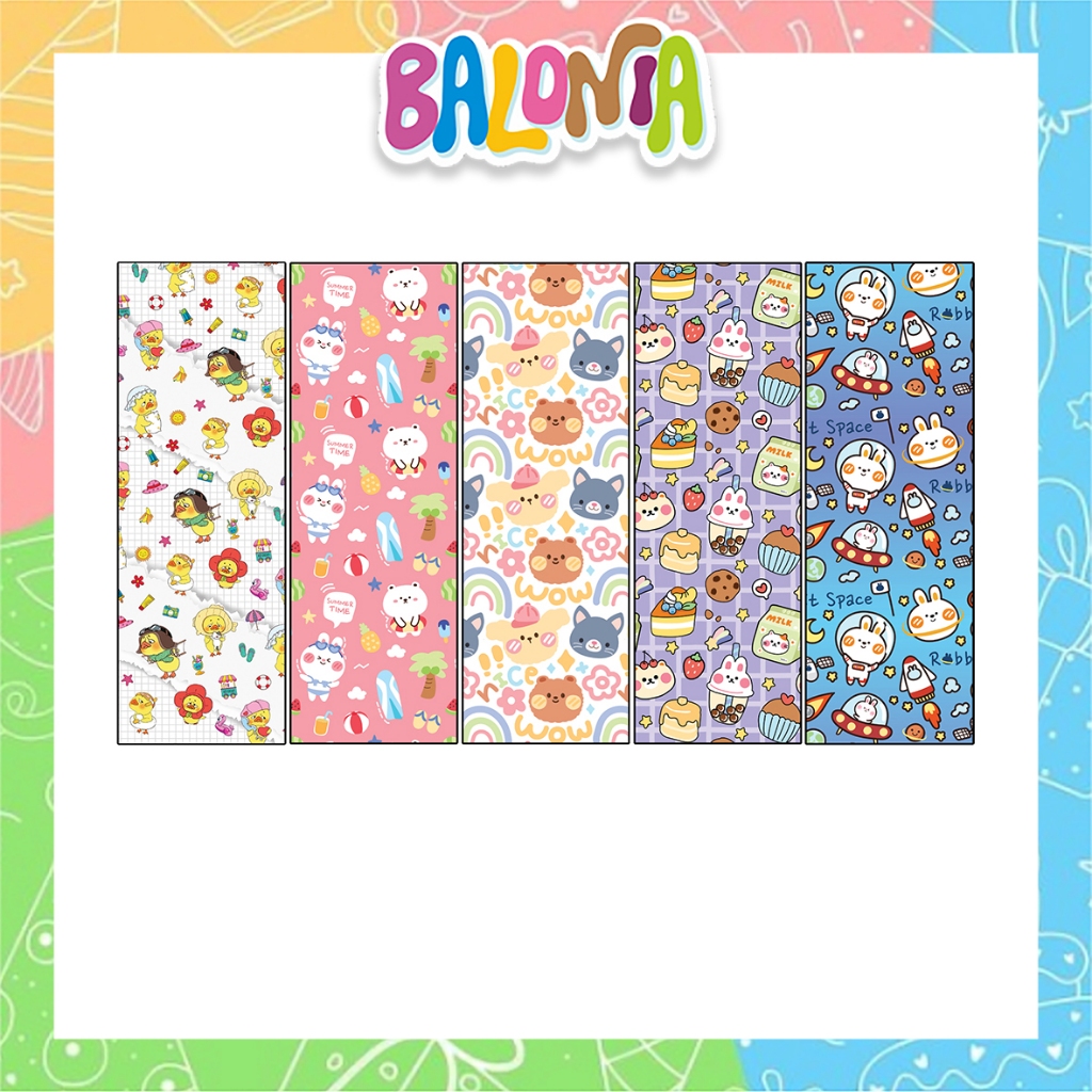 

kertas kado ANIMAL CUTE B sansan wawa / kertas kado CUTE/ Kertas Kado Setara Sanwa Sansan Wawa
