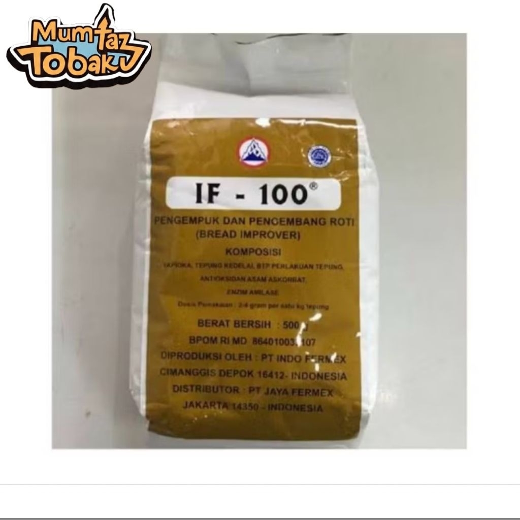

IF - 100 kemasan 500 gram pengempuk dan pengembang roti