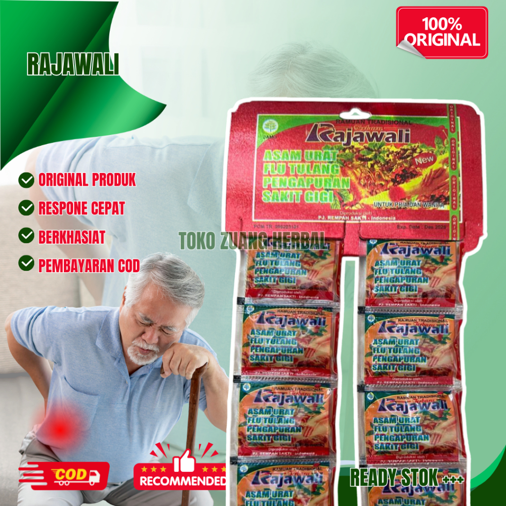 

Kapsul Herbal Asam Urat Pegal Linu Rajawali Original