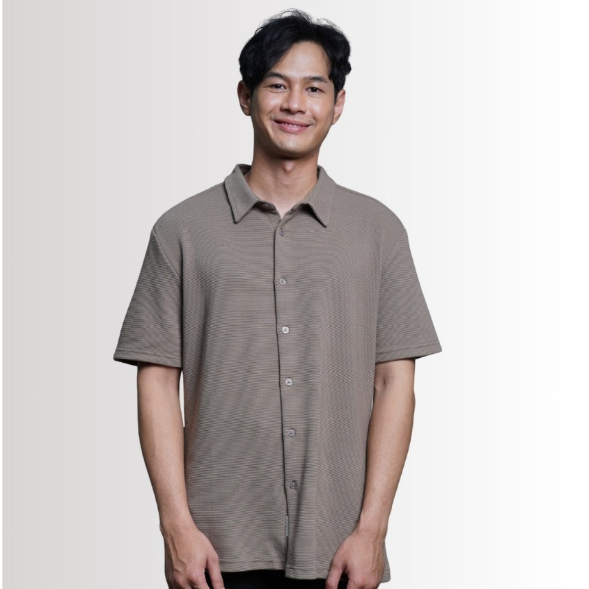 Little X eight Dad Carson Shirt - Kemeja Lengan Pendek Pria (Man) - Just Like Dad Collection