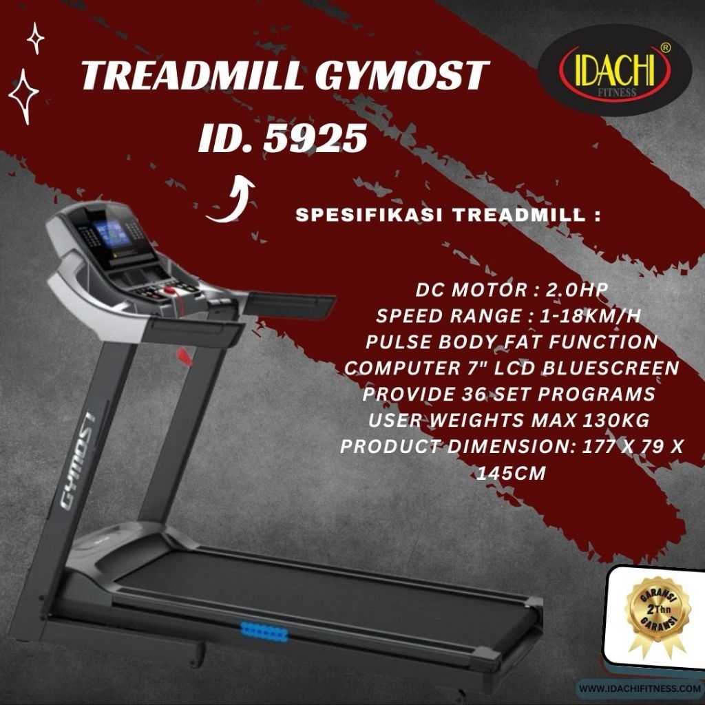 Treadmill gymost ID 5925 idachi fitness