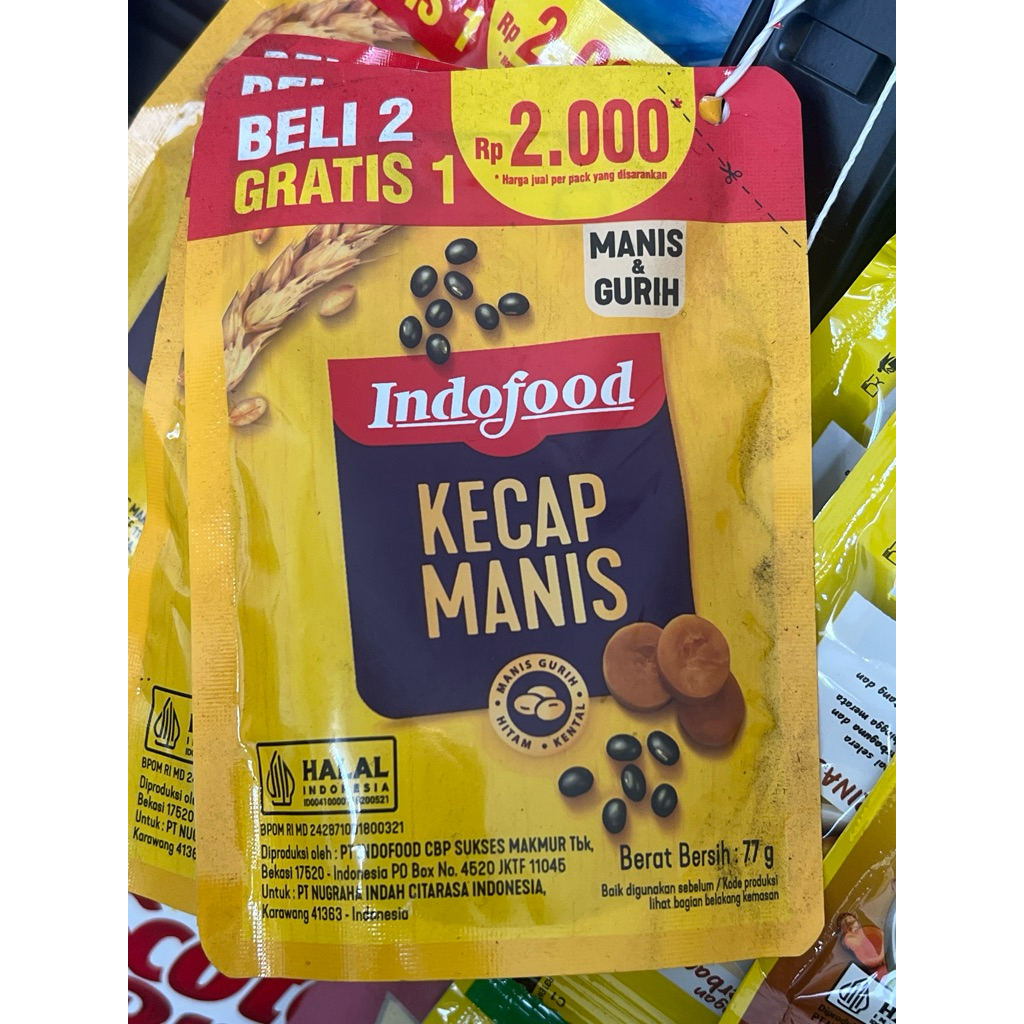 

Kecap Manis Indofood Isi Ulang Kecil