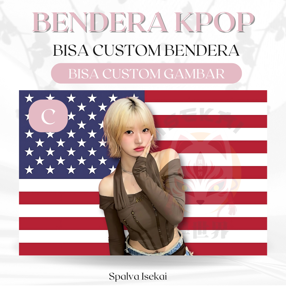 Bendera AMERIKA KPOP SIYOON BILLLIE / POSTER KPOP / BENDERA KPOP Kim Siyoon / KPOP Tapestry / Tapest