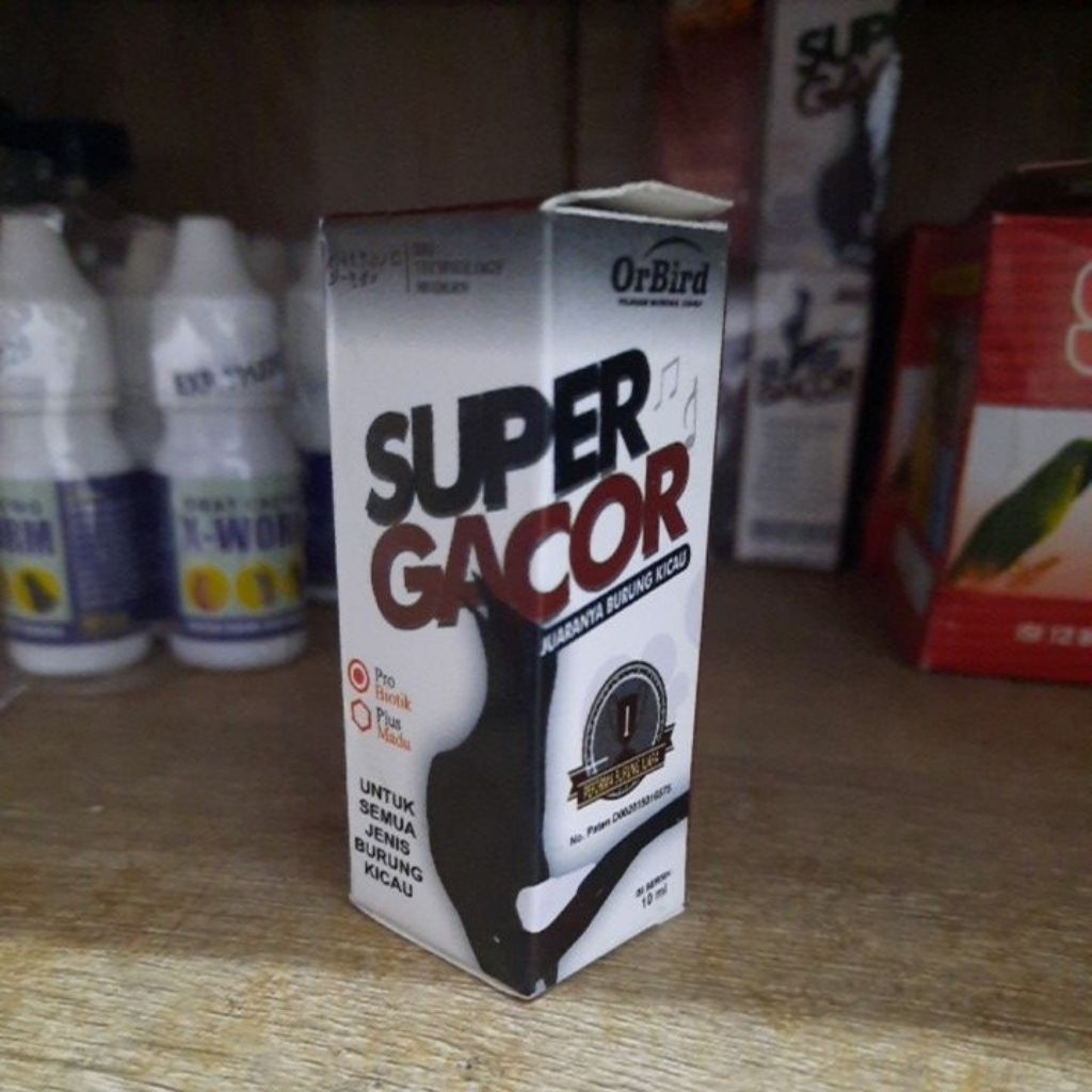 Super Gacor Probiotik Murai Kicau Penggacor Stamina Doping