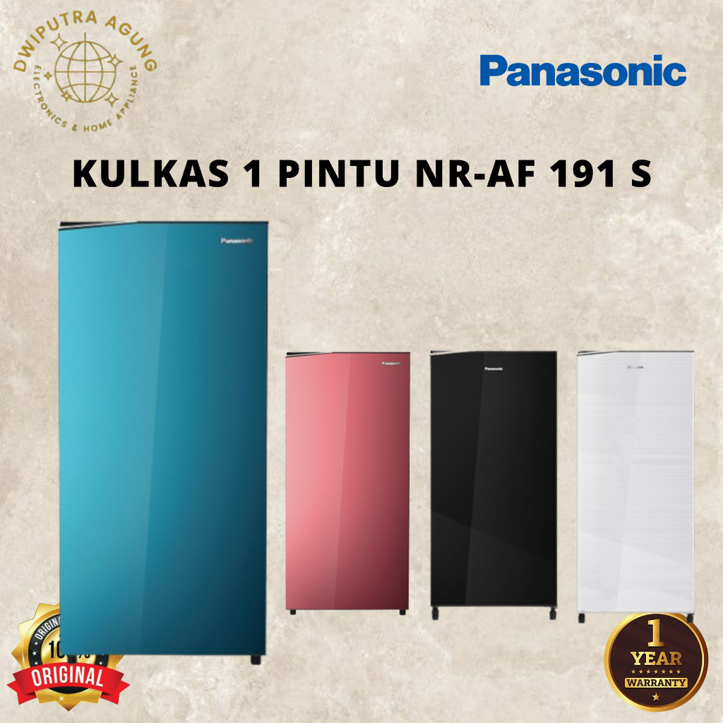 KULKAS 1 PINTU NR-AF 191 S / KULKAS 1 PINTU PANASONIC NR-AF 191 S