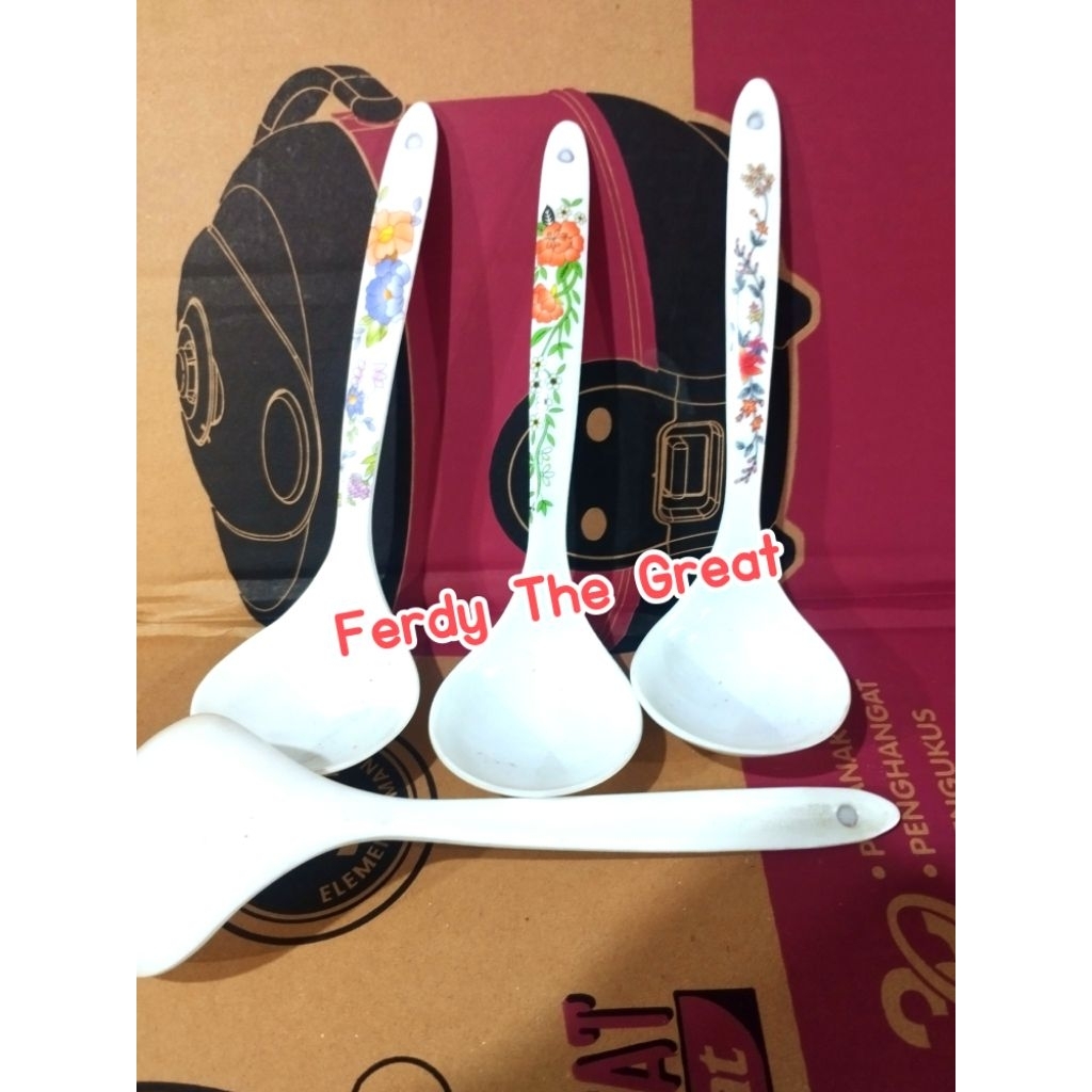 Sendok sayur melamin plastik sendok sop melamin plastik tebal entong sendok kuah plastik melamin