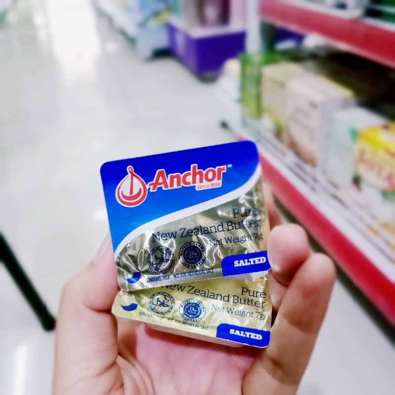 

[oddsolshop] pekanbaru/Anchor Butter Salted 7GR & Anchor Butter Unsalted 7GR Mentega Asin & Tawar